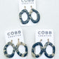 Midnight Marble Blair Earrings