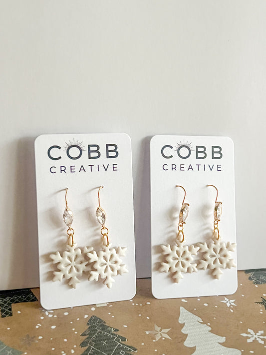 Snowflake Hook Earrings