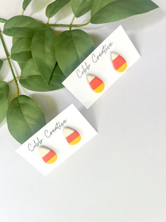 Candy Corn Stud Earrings