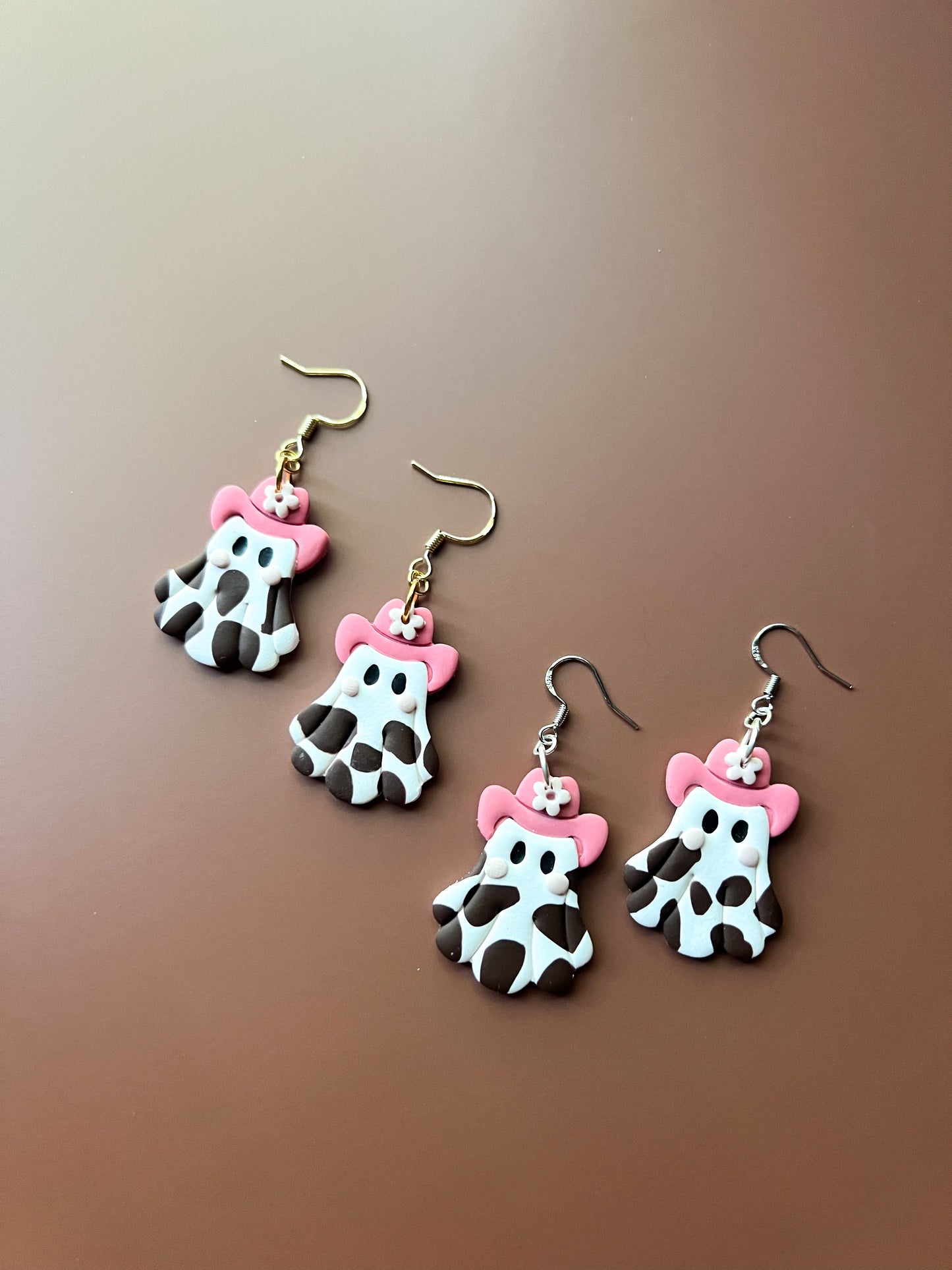 Cowboy Ghost Hook Earrings