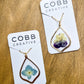 Blue Hydrangea Necklace