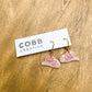 Cowgirl Hat Flower Leverback Earrings