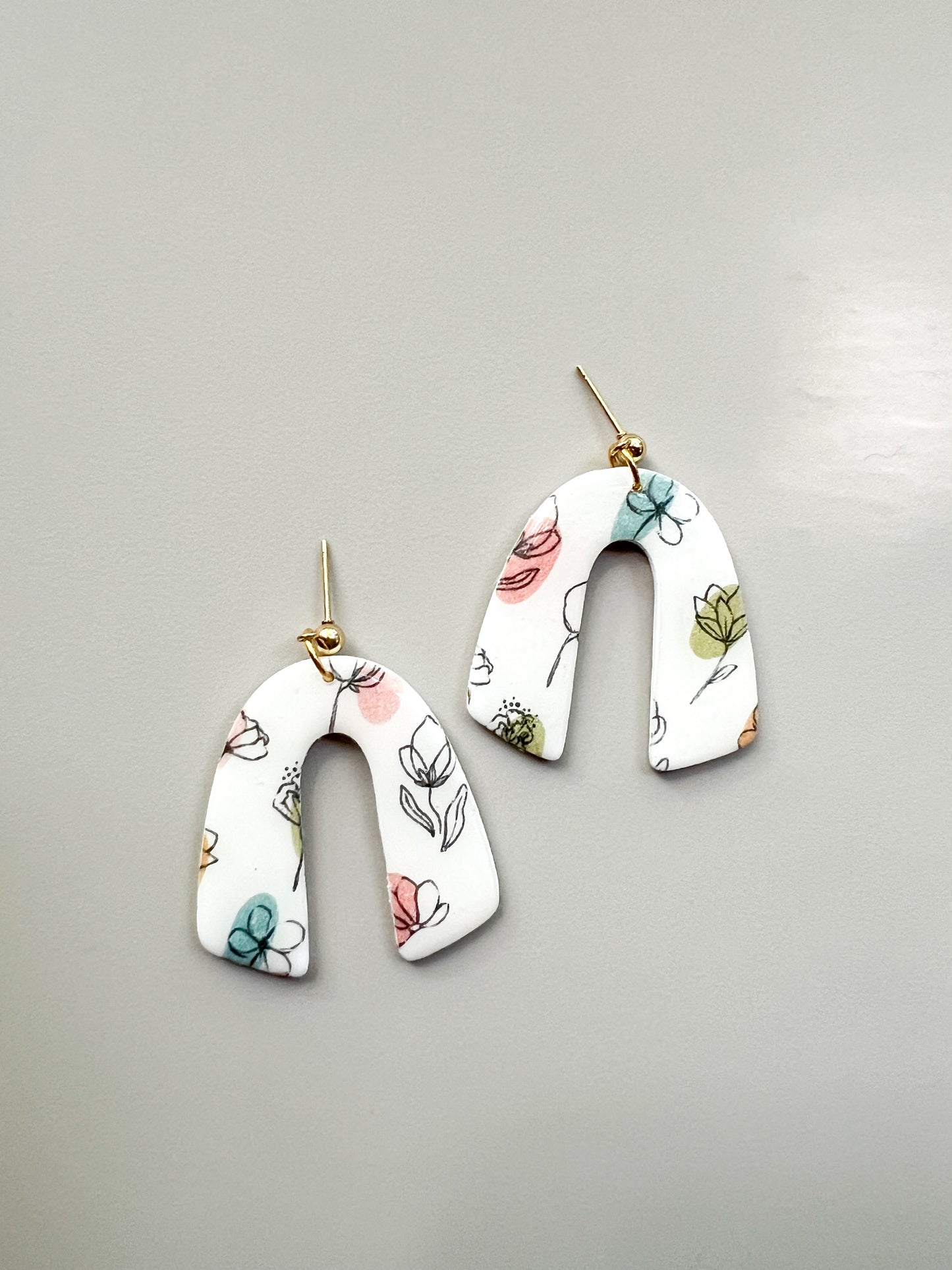 Colorful Garden Drop Earrings