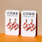 Candy Corn Drop Earrings