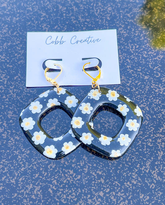 Daisy French Hook Earrings