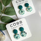 Forest Bloom Round Earrings