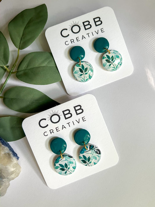 Forest Bloom Round Earrings