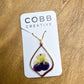 Pansie Necklace