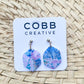 Color Me Coastal Hexagon Earrings