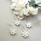 Cutesy Daisy Hoop Earrings