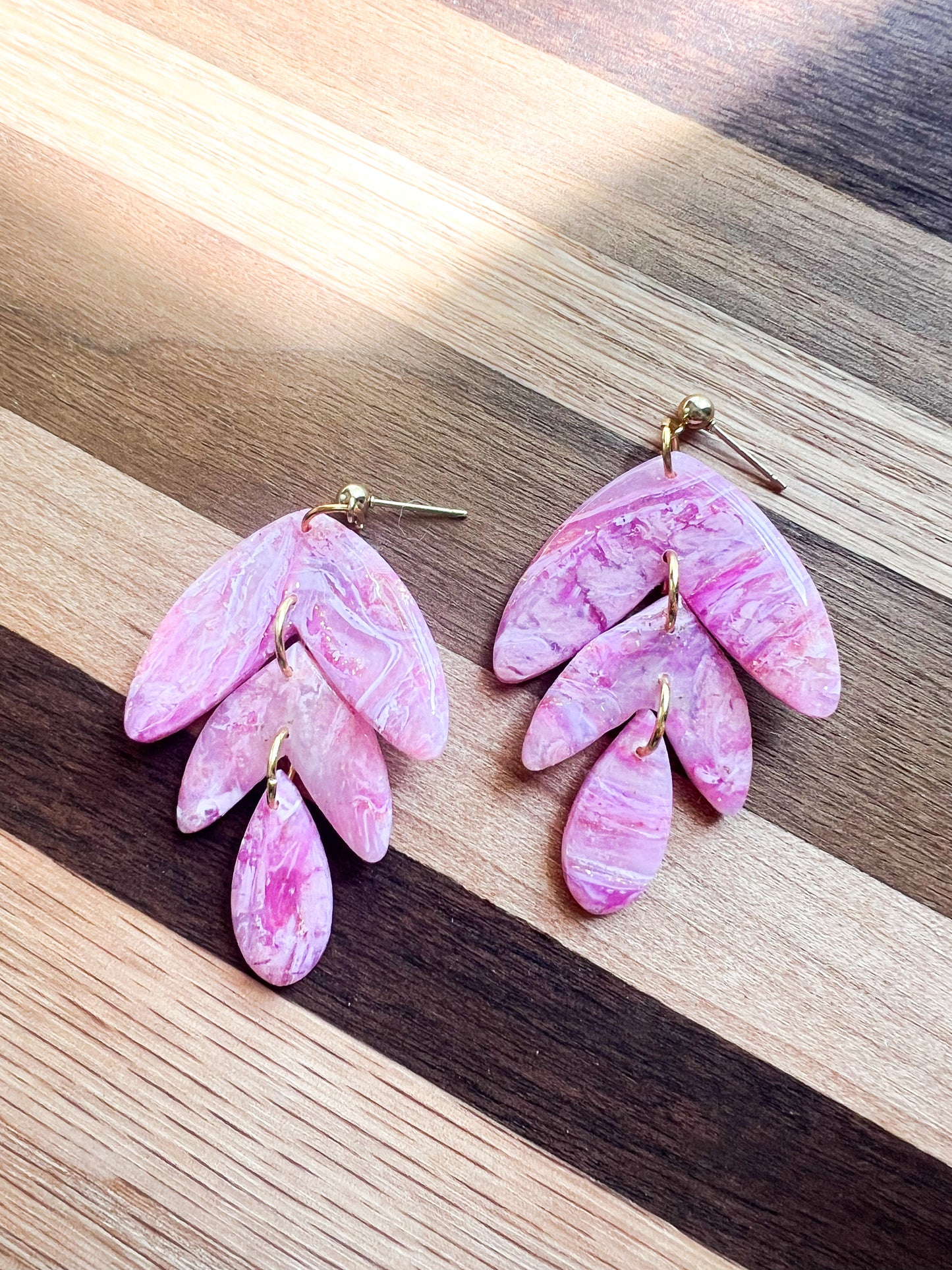 Pretty in Pink Drop Earrings