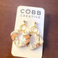 Monarch Butterfly Drop Earrings
