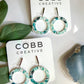 Forest Bloom Donut Shaped Earrings
