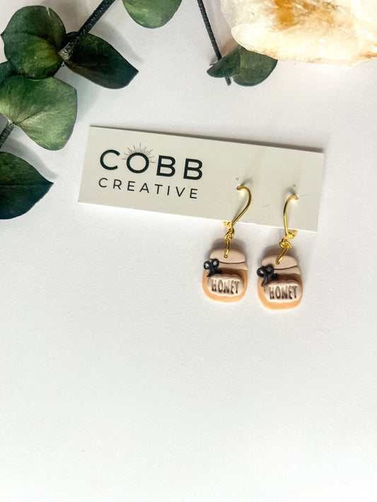 Honeypot Leverback Earrings