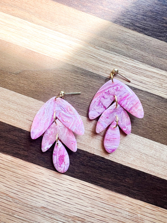 Pretty in Pink Drop Earrings