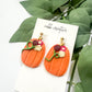 Large Pumpkin Earrings