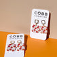 Candy Corn Square Earrings