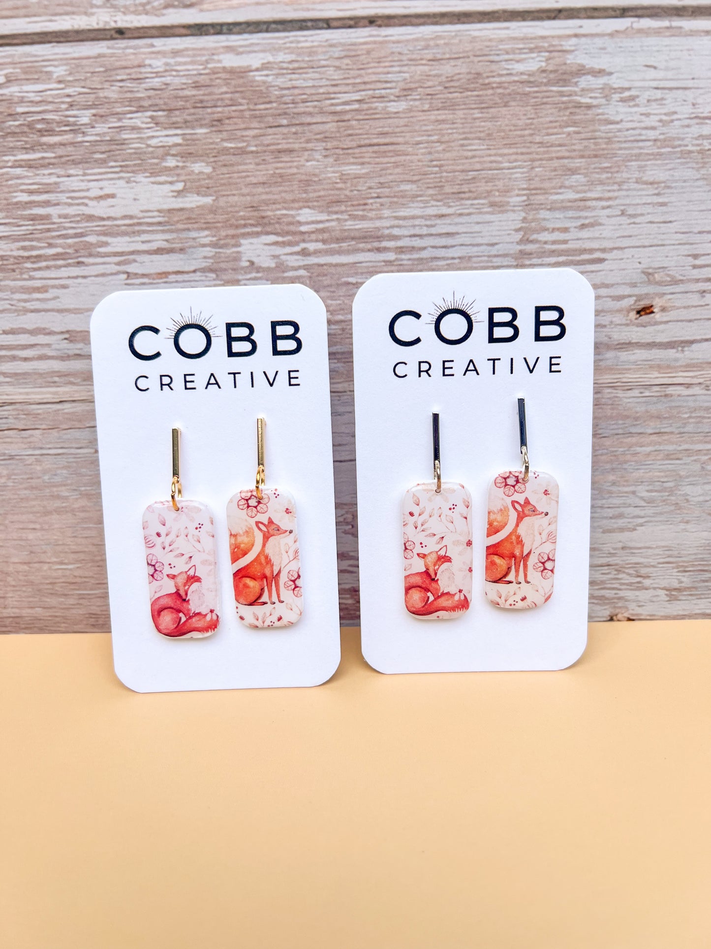 Fall Fox Earrings