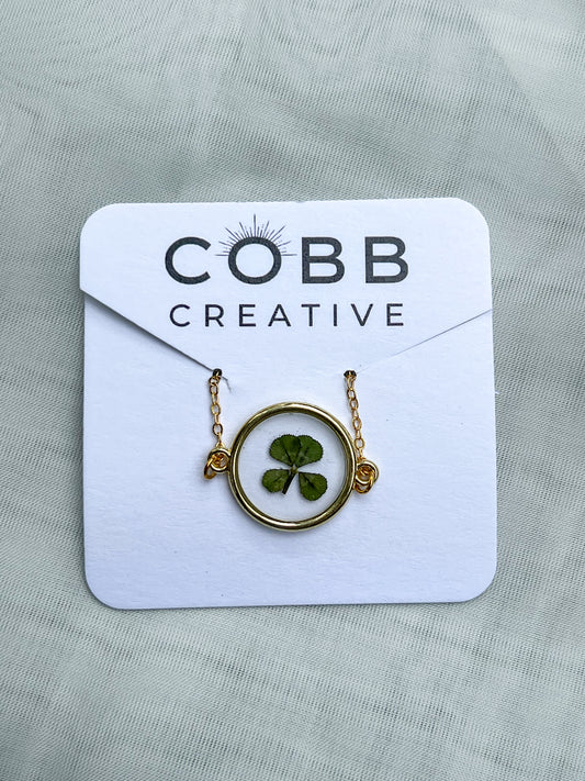 Small Four Leaf Clover Necklace