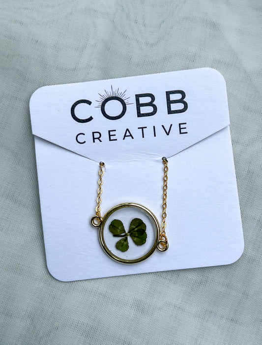 Small Four Leaf Clover Necklace