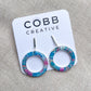 Tidal Bloom Donut Shaped Earrings