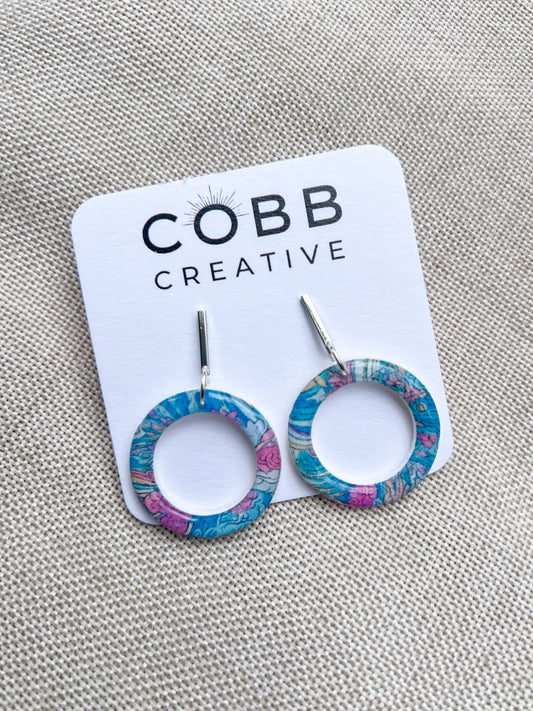 Tidal Bloom Donut Shaped Earrings
