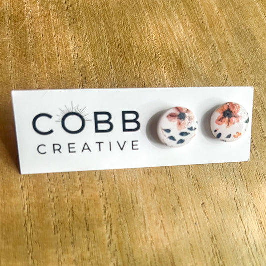 Black Eyed Susan Stud Earrings