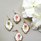 Colorful Garden Frame Drop Earrings