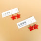 Falling Leaves Hoop Earrings