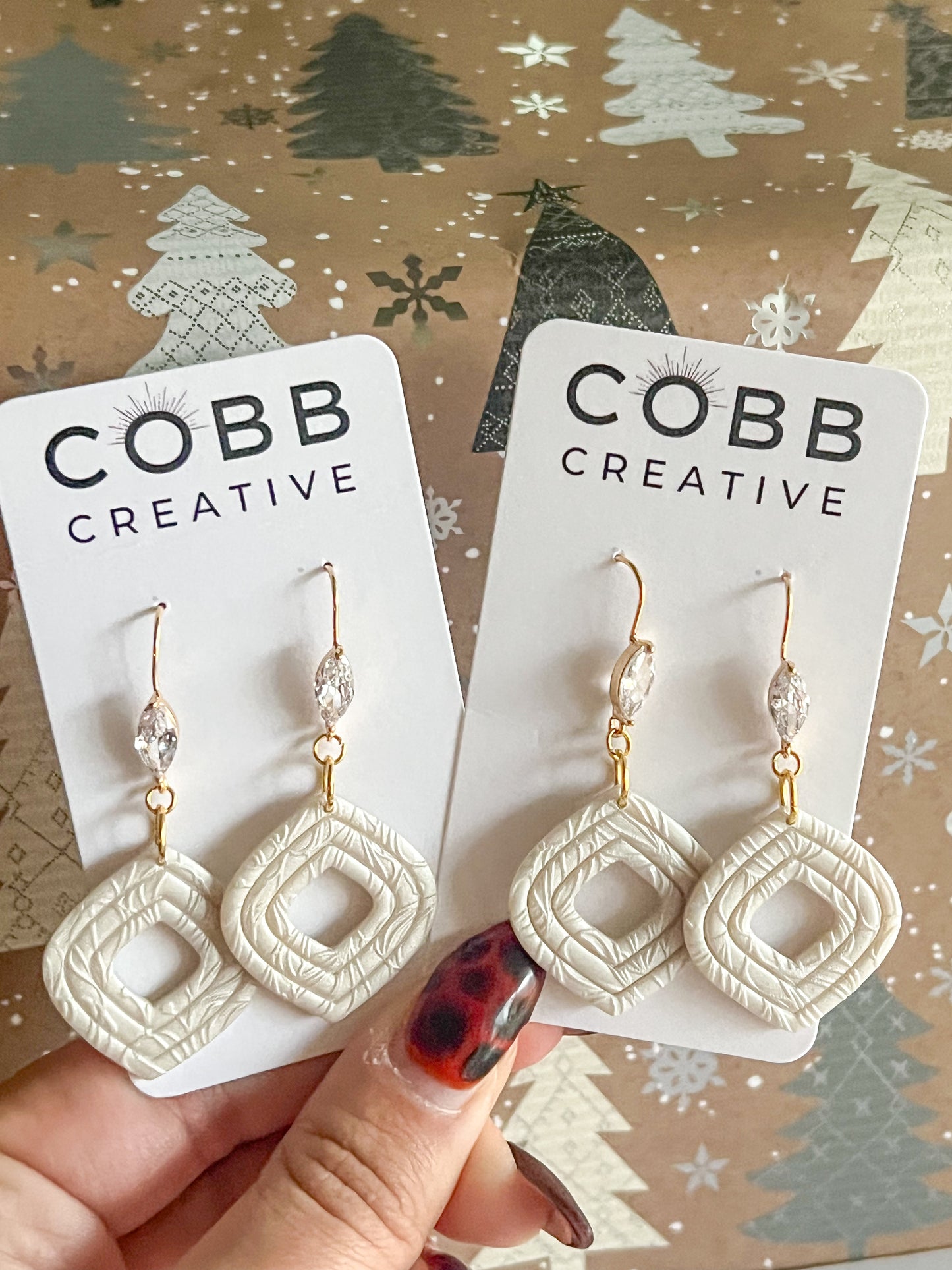 Eliana Gem Hook Earrings