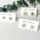 Garden Round Stud Earrings