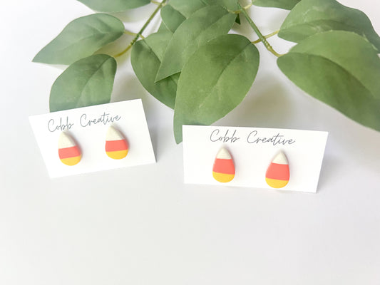 Candy Corn Stud Earrings