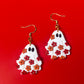 Groovy Ghost Hook Earrings