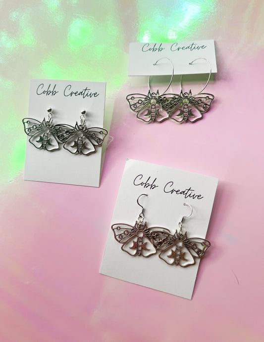 Magic Moth Earrings