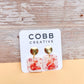 Fall Fox Square Earrings