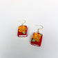 Floral Book Hook Earrings
