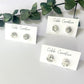 Garden Round Stud Earrings