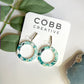 Forest Bloom Donut Shaped Earrings