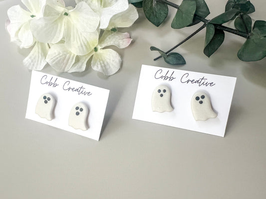 Ghost Stud Earrings