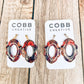 Fall Forest Scallop Drop Earrings