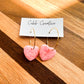 Heart Shaped Box Hoop Earrings