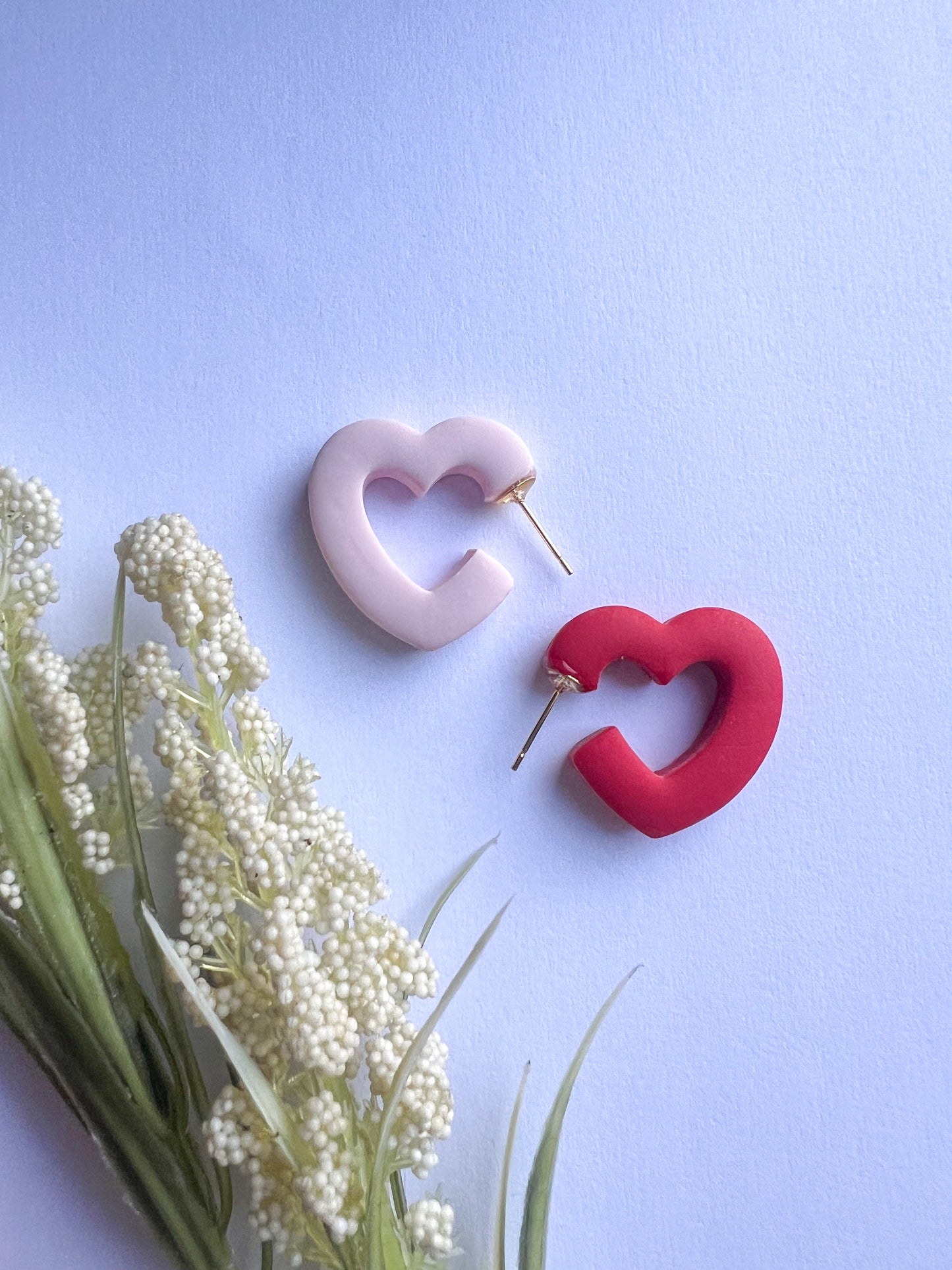 Sweetheart Hoop Earrings