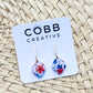 Painted Petals Earrings
