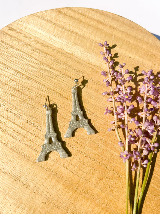 Eiffel Tower Drop Earrings