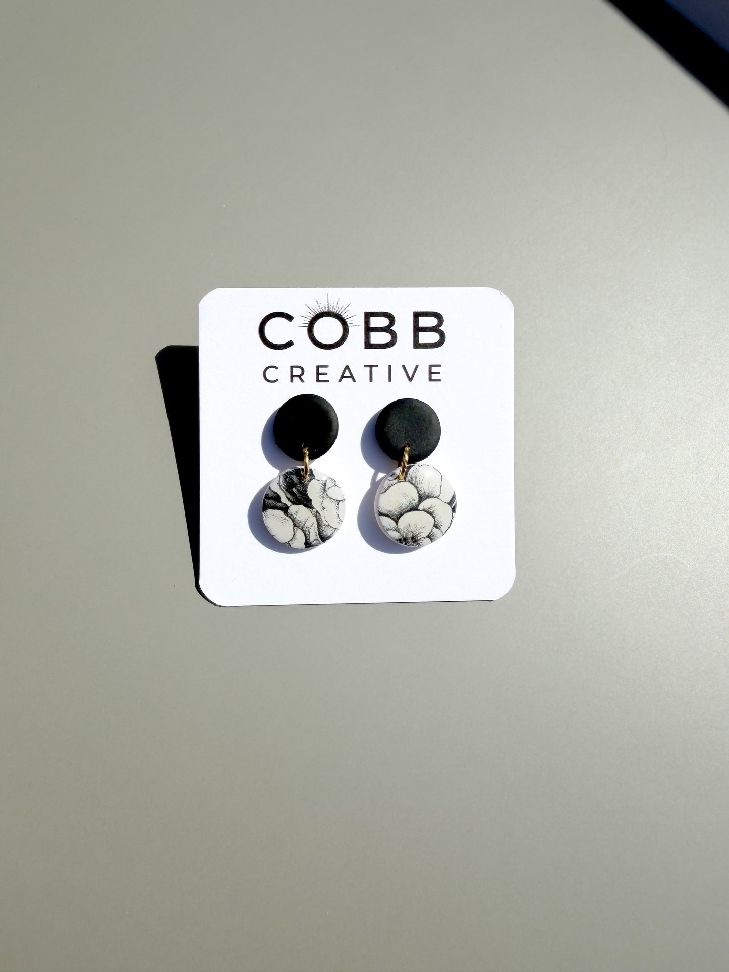 Spring Night Round Earrings