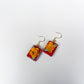 Floral Book Hook Earrings
