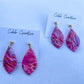 Fuchsia Teardrop Earrings