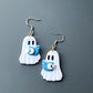 Reading Ghost Hook Earrings