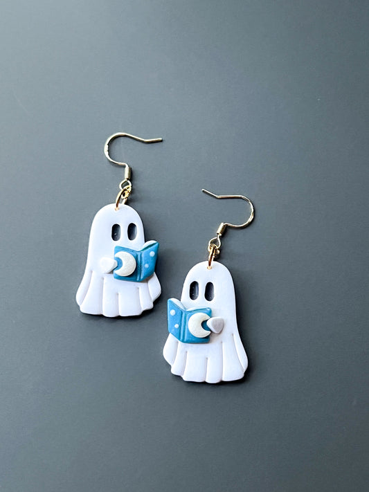 Reading Ghost Hook Earrings