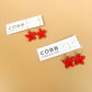 Falling Leaves Hoop Earrings